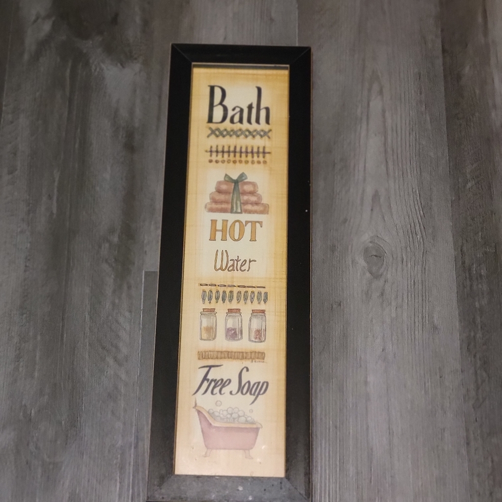 Slim Bathroom Wall Decor Picture